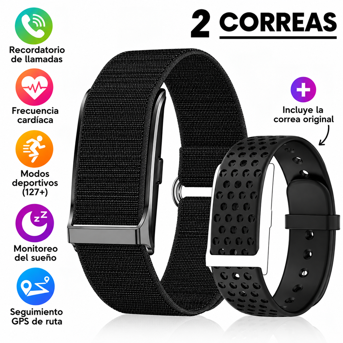 Pulsera SmartFit — 25 Días Sin Cargador