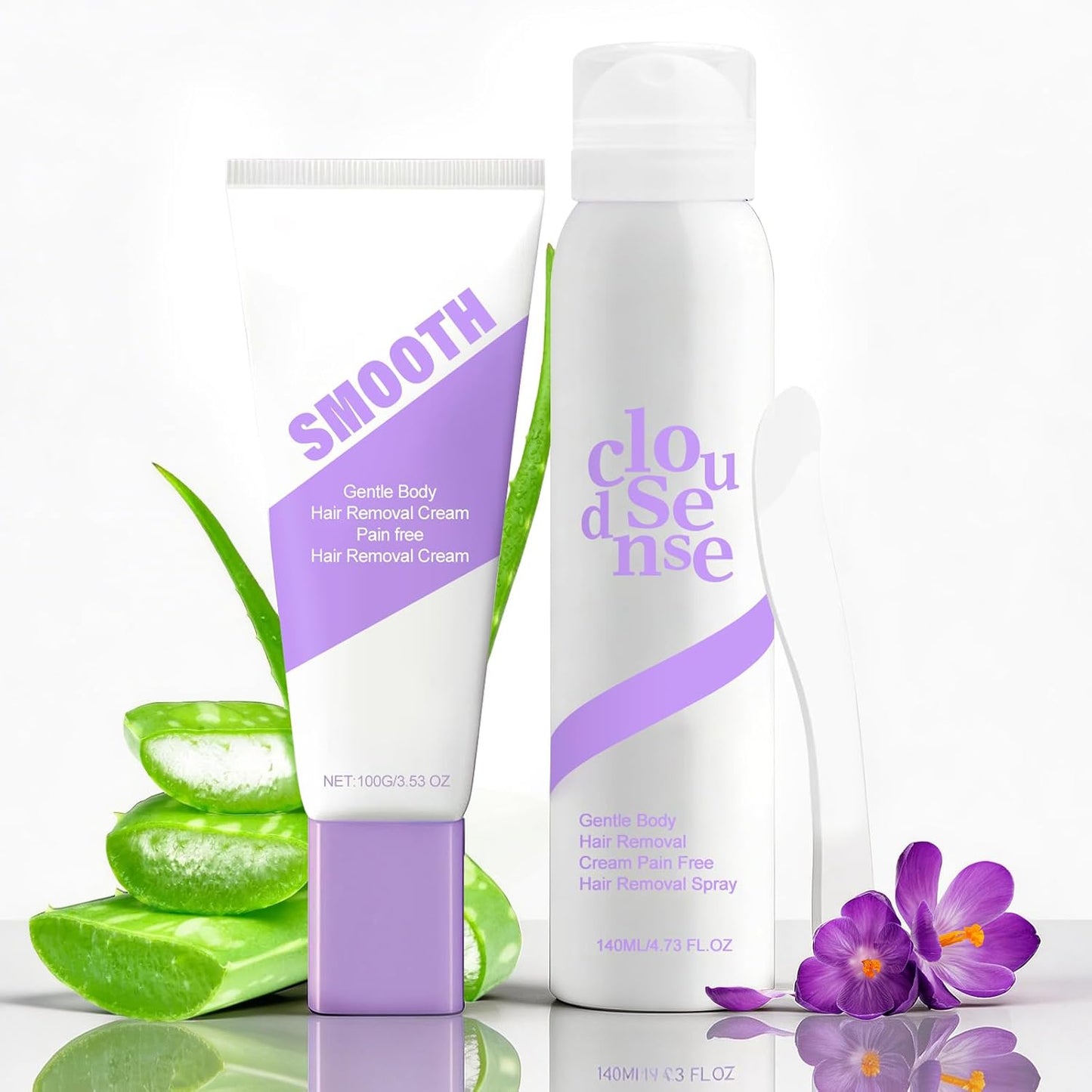 Kit de depilación corporal sin dolor y suave
