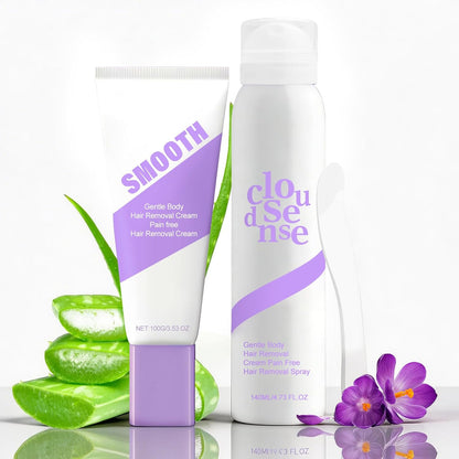 Kit de depilación corporal sin dolor y suave