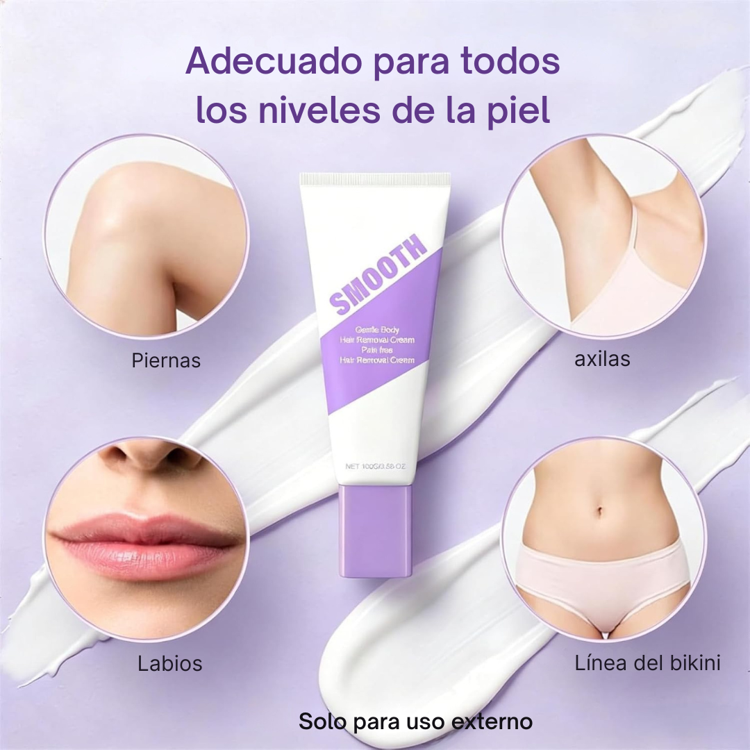 Kit de depilación corporal sin dolor y suave