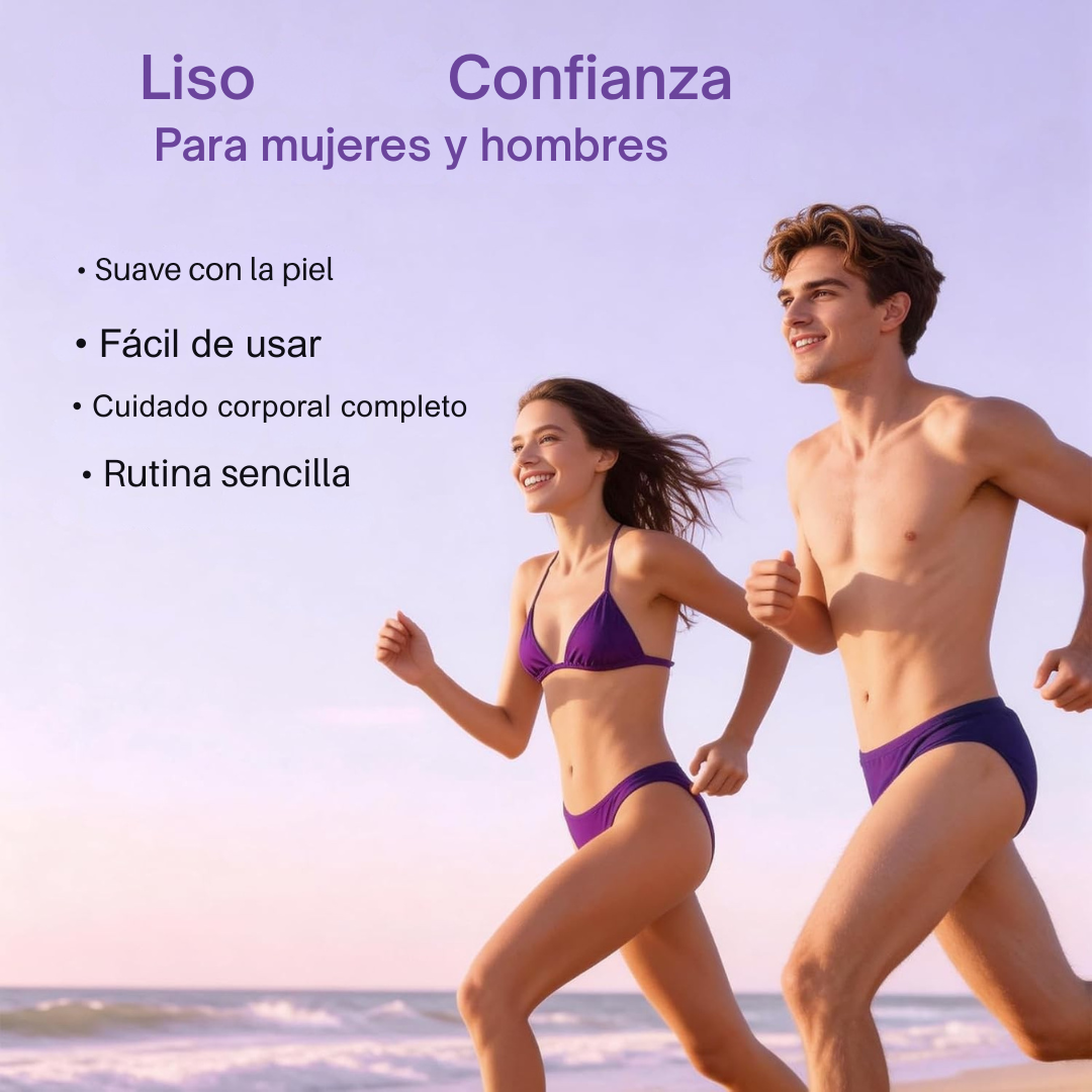 Kit de depilación corporal sin dolor y suave