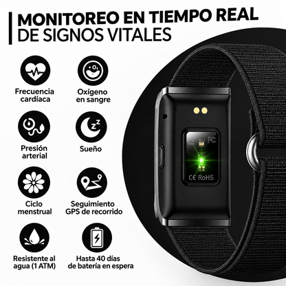 Pulsera SmartFit — 25 Días Sin Cargador